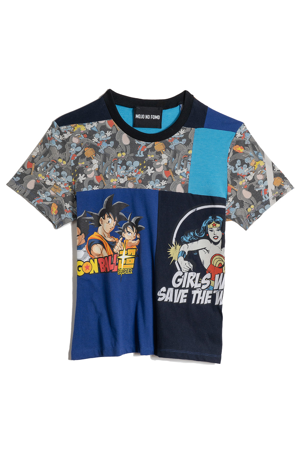 T-shirt upcyclé Patchs