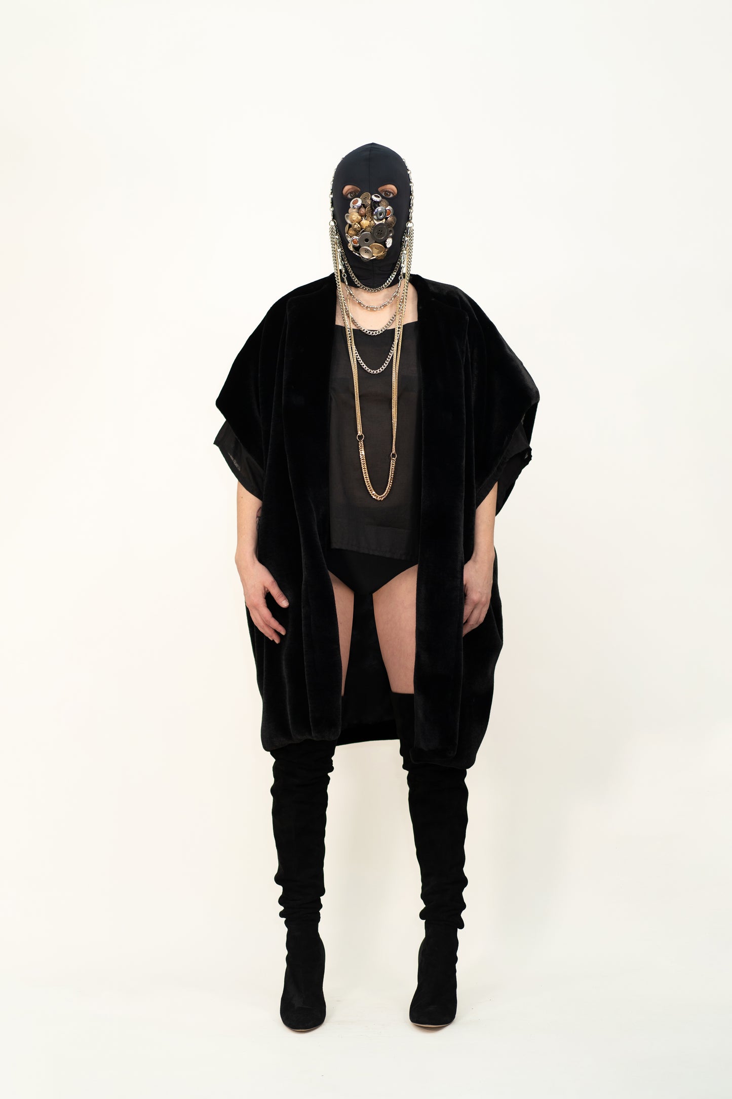 Gilet en fourrure non animale