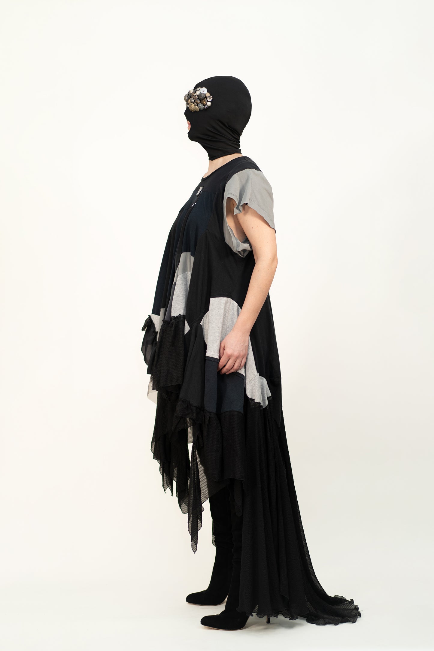 Robe T-shirt à volants